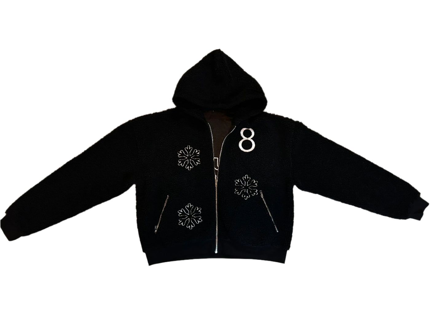 BLACK Sherpa Jacket