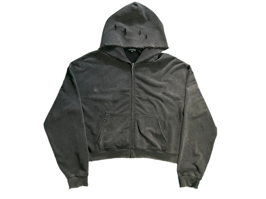 Distressed Zip-up