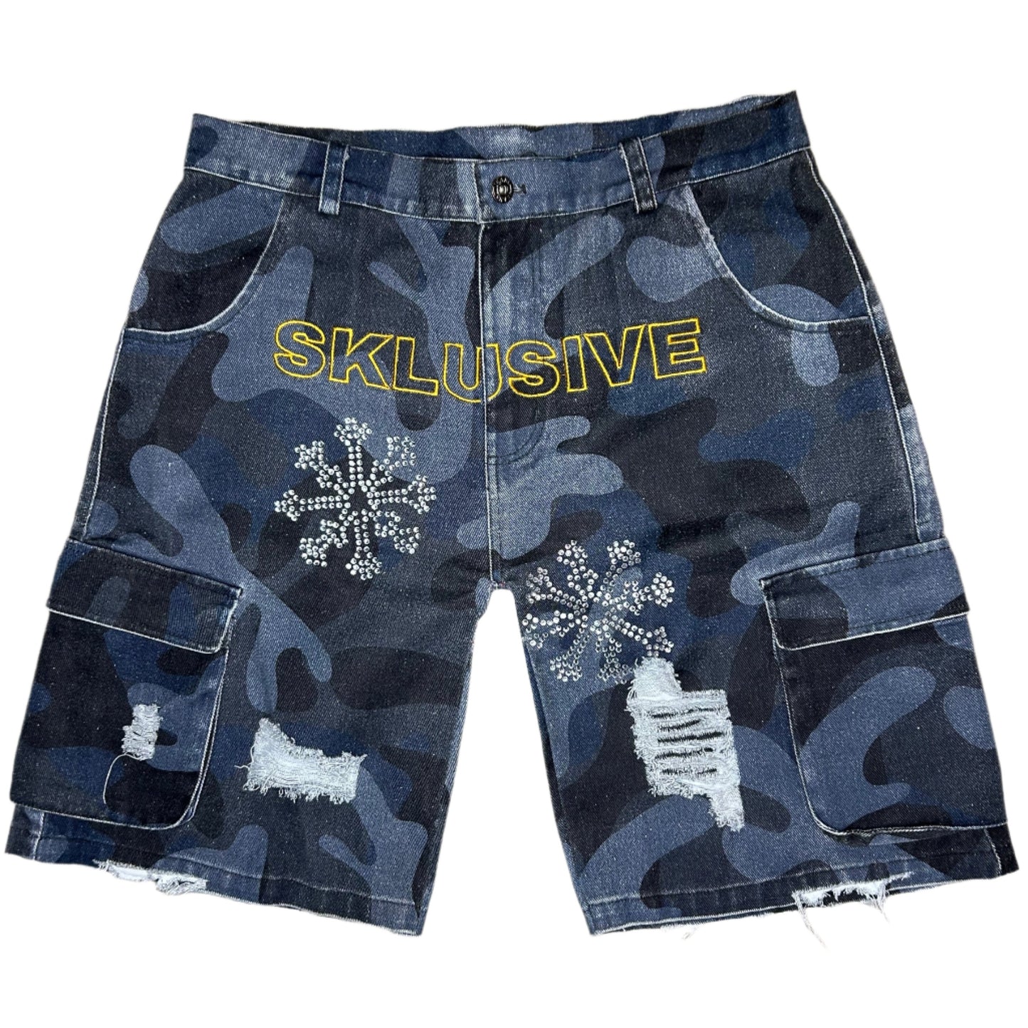 Navy Cargo Shorts