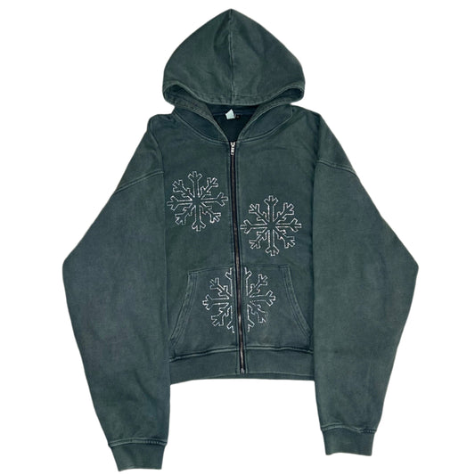 Snowflake zip Hoodie